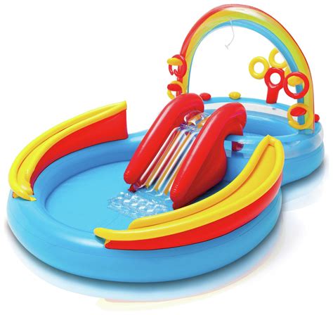 Paddling Pool Toys Bestway Rainbow Inflatable Paddling Pool 157 X 46cm 51117 Make The