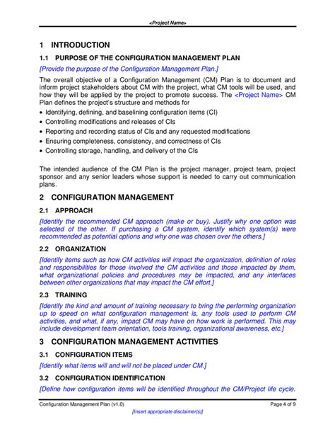 Configuration Management Plan Template In Word And Pdf Formats Page 5