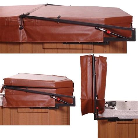 Hydraulic Lift Cover Lift Spa Accessories W Locking Shock Shop Spa Plus Hot Tubs And Saunas
