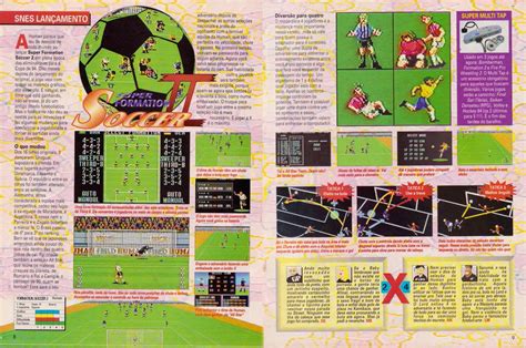 Super Formation Soccer Ii Do Super Nintendo Na Gamepower N