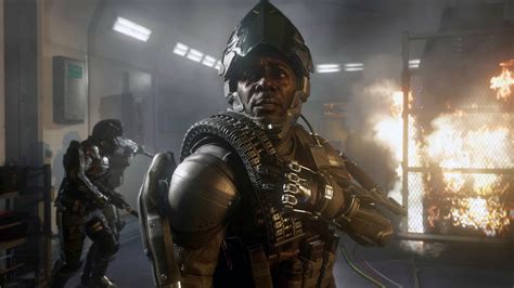 Man Wearing Metal Armour Call Of Duty Advanced Warfare Video Games