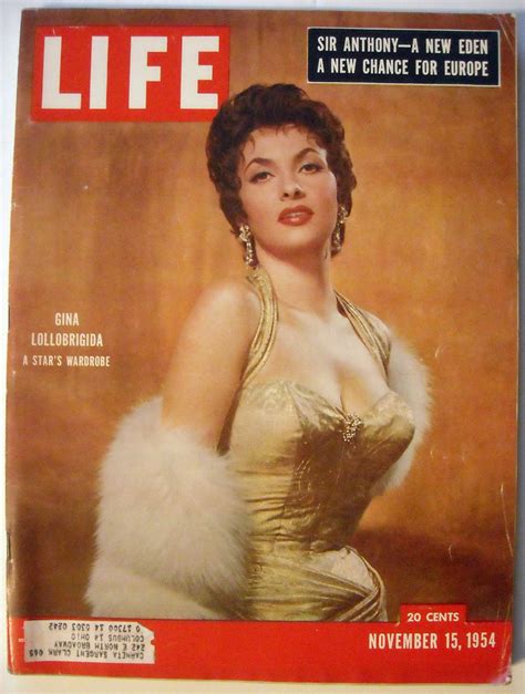 Gina Lollobrigida | Ebony magazine cover, Life magazine covers, Life cover