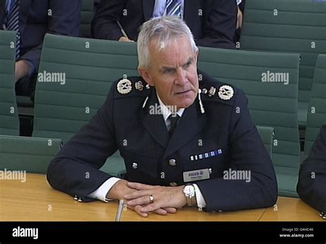 Chief Constable Of Greater Manchester Police Peter Fahy Appearing