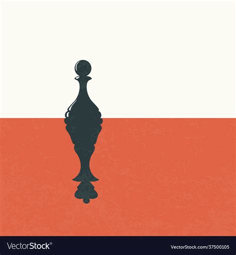 chess pawn becomes a queen concept royalty free vector image