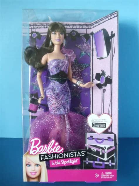 2012 Mattel Barbie Fashionistas In The Spotlight Fashion Doll Mip 55 00 Picclick