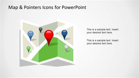 Editable Map And Pointers Icons For Powerpoint Slidemodel