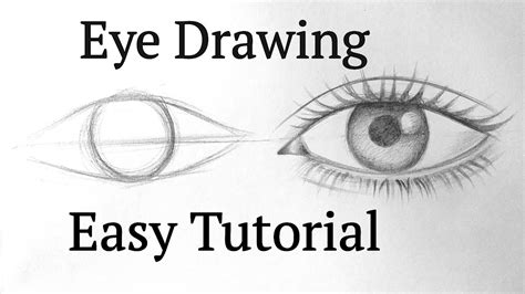 How To Draw An Eyeeyes Easy Step By Step For Beginners Eye Drawing