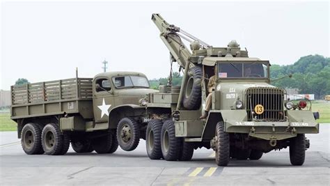 Military 6x6 Tow Truck Truck Car