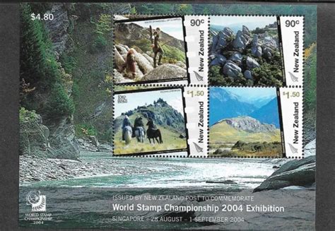 New Zealand Lord Of The Rings Min Sheet World Stamp Championship Mnh