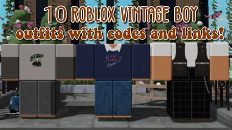 Cute boy outfits page main guys like fortheloveofgolf. 10 Roblox Vintage Boy Outfits *with codes and links* - YouTube