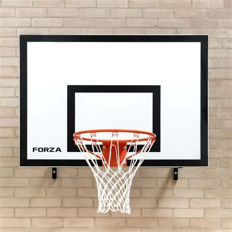 Forza Wall Mounted Basketball Backboard And Hoop Net World Sports