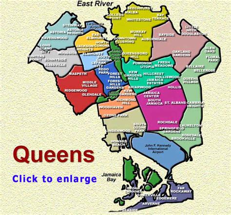 Queens Neighborhood Map By George L Rosario George L Ros Flickr