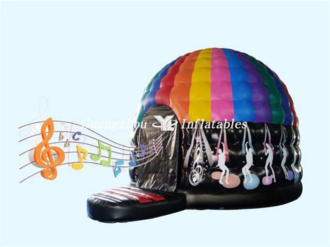 Rainbow Inflatable Music Disco Dome Bouncy Tent Yl Inflatables