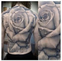 Black And White Rose Back Tattoo Tattoos Pinterest Tattoo