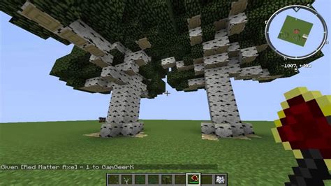 Minecraft The Big Trees Mod 1710 Youtube