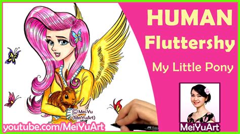 Perfect, lesson over part 2 (human) by trinityinyang on deviantart. Drawing A My Little Pony Fluttershy Human - MeiYuArt - YouTube
