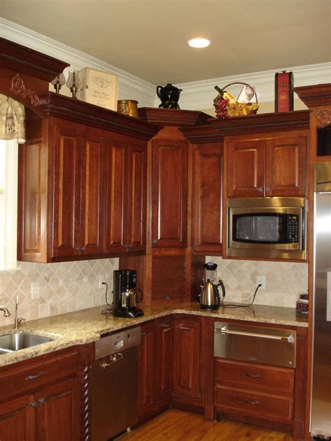 When it comes to kitchen cabinets, there will usually be a corner or two that will have to be integrated into the design. Stupendous Corner Appliance Cabinet with Above Kitchen ...