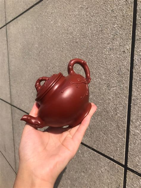 Wang Qimings Pure Handmade Purple Clay Teapot With Plum Blossom Inews