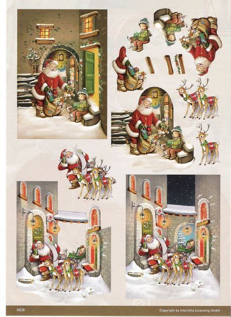 Pin By Clarice On Christmas Christmas Decoupage Christmas Sheets