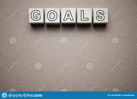 Goal Word In Business Concept Stock Photo Image Of Background Work