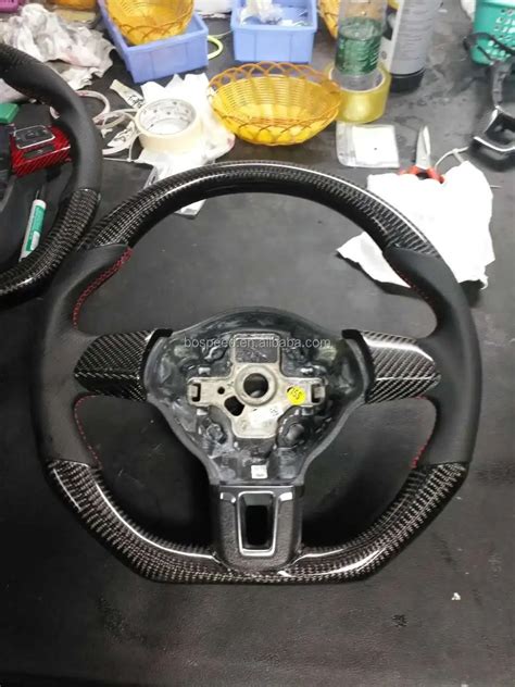 Carbon Fiber Steering Wheel For Vw Cc Scirocco Magotan Golf 5 Golf 6