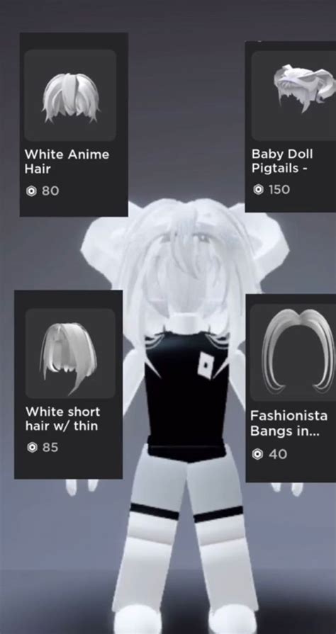 Hair Combo By Kittydrooll Roblox Roblox Roblox Roblox Pictures