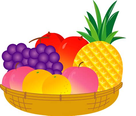 Fruit In A Basket Clipart Free Download Transparent Png Creazilla