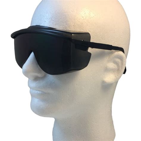 uvex astro s2504 otg 3001 safety glasses black frame grey lens for sale online ebay