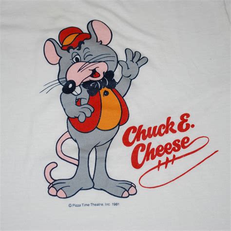 1981 Chuck E Cheese Pizza Time Shirt Wyco Vintage