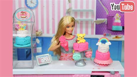 Unboxing The Barbie Cake Decorating Playset Barbies Awesome World