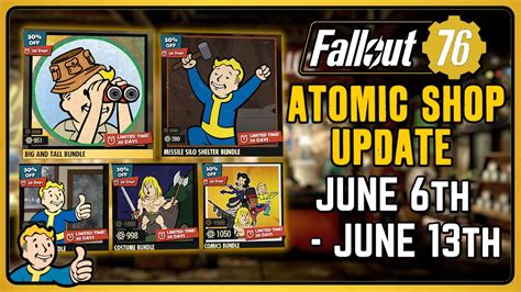 Fallout Mega Bundle Sale Atomic Shop Update June Th Youtube