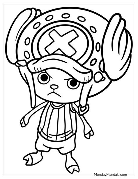 30 One Piece Coloring Pages Free Pdf Printables Cartoon Coloring