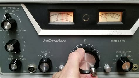 Hallicrafters Sr 150 Transceiver Youtube
