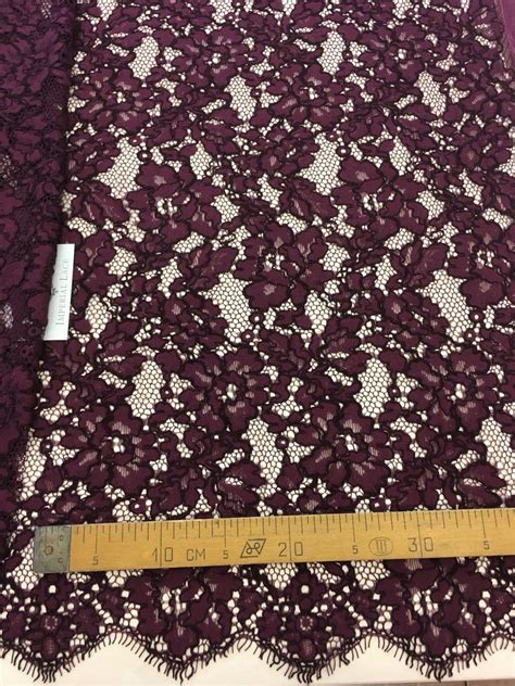 Wine red lace fabric - Guipure lace - lace fabric from Imperiallace.com