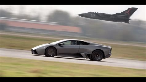 Car Jet Fighter Motion Blur Lamborghini Reventon Panavia Tornado