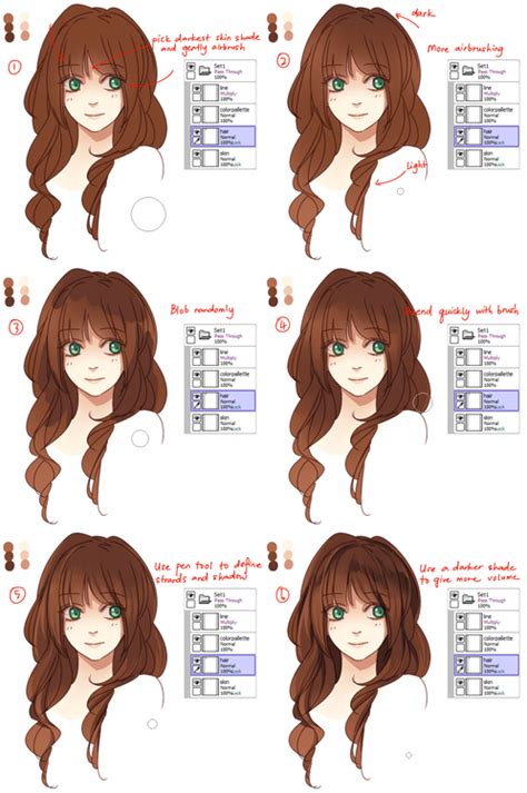 Thats Rough Buddy Digital Painting Tutorials How To Draw Hair