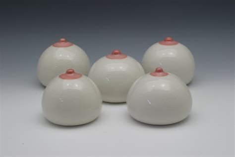 Boob Secret Salt Shakers — Heidi Kunkel Fine Porcelain