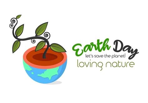 Earth Day Poster Illustration International Mother Earth Day Design