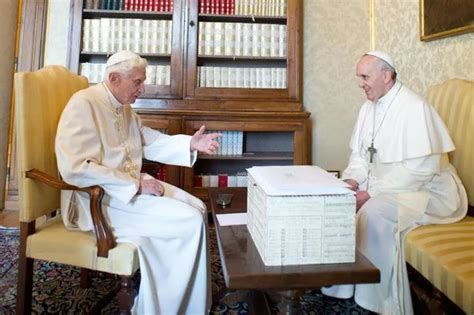 Pope Francis Tells Pope Benedict Were Brothers As They Share Lunch