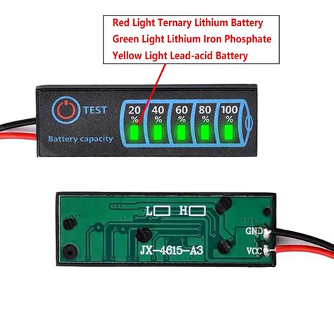 3s Battery Capacity Indicator Led Display Capacity Test For Power Bank