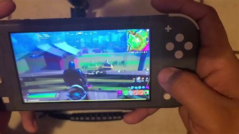 Fortnite En Nintendo Switch Lite 4 Youtube