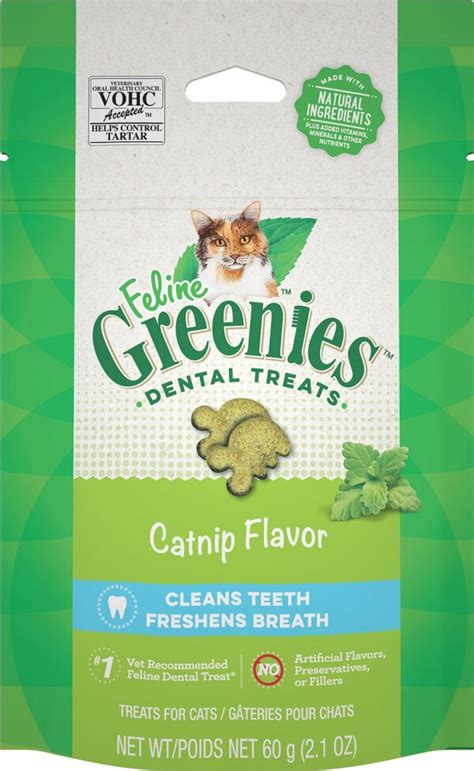 Greenies Feline Dental Treats Catnip Flavor 60 G Pet Talk Pte Ltd