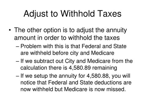 Ppt Deduction Withholding Order Adjusting Tax Withholding Severance Payments Powerpoint