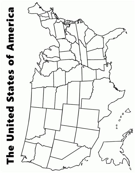Free Map Of The United States Coloring Page Download Free Map Of The