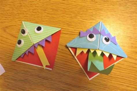 Ms Saras Preschool Blog Monsters Origami