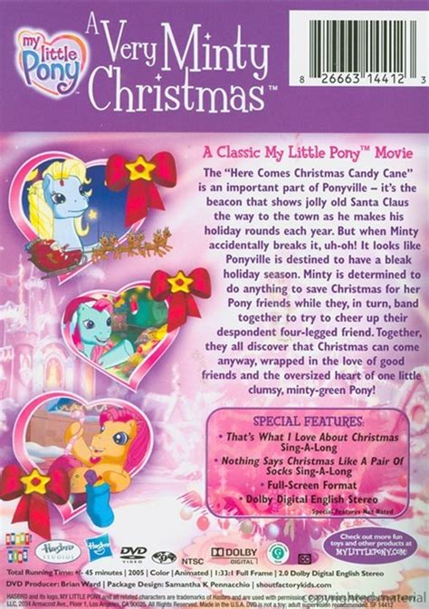 My Little Pony A Very Minty Christmas 30th Anniversary Edition Dvd