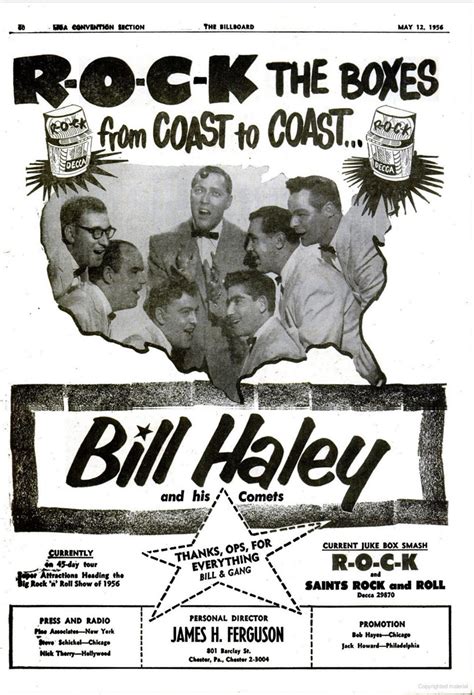 Rock And Roll Newspaper Press History Bill Haley Rock Record