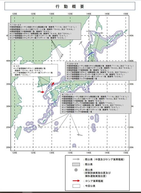 中国海軍艦艇及びロシア海軍艦艇の動向について 防衛省 統合幕僚監部 海上自衛隊 中国海軍 ロシア海軍 対馬海峡｜どんみみのブログ