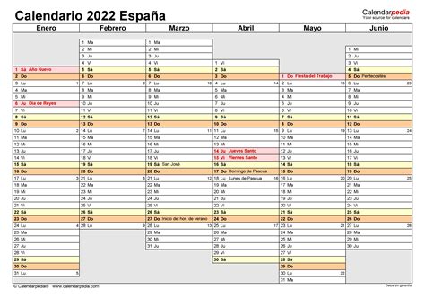Calendario Junio 2022 En Word Excel Y Pdf Calendarpedia Para Imprimir