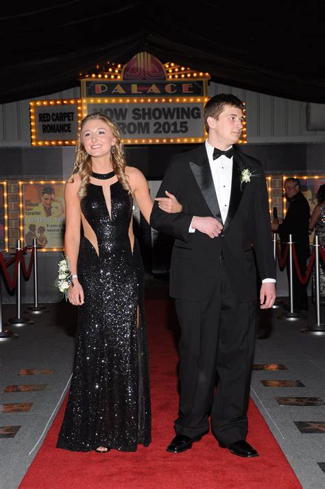 Amanda And Kyle During The Grand March At The Broadwater Academy Prom